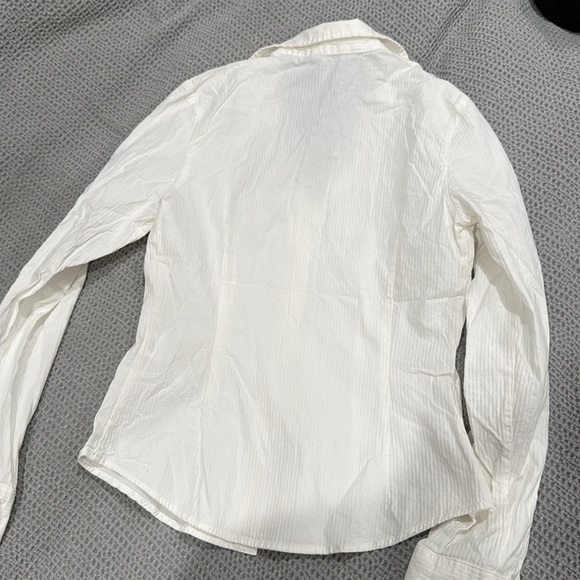 BNWT BRANDY MELVILLE WHITE DRESS SHIRT - Picture 4 of 5